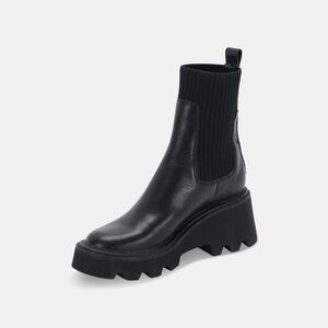 NWT Dolce Vita Women’s Hoven H20 Resistant Boot in Black.